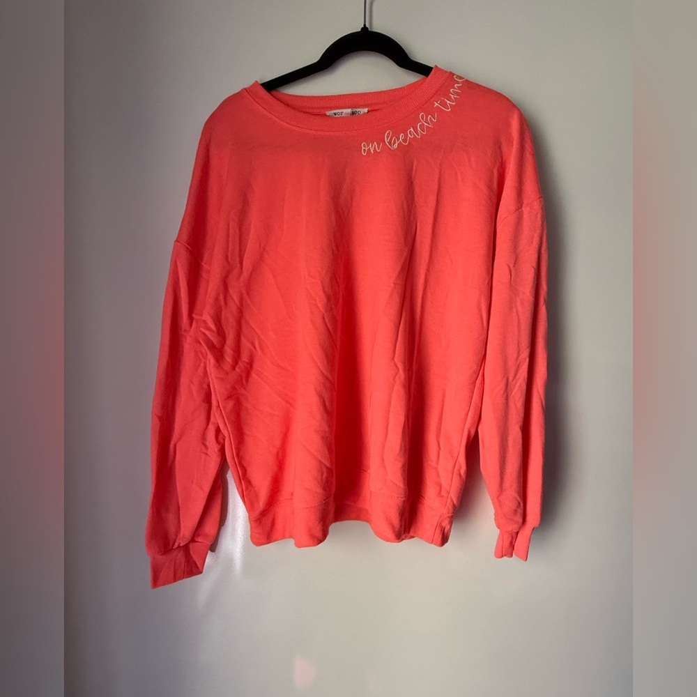 Workshop Republic Clothing Bright Coral Top